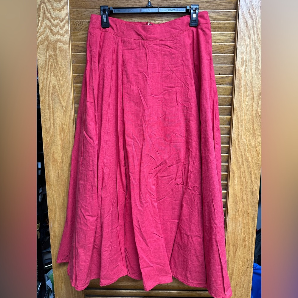 Altar'd State Vibrant Red Maxi Skirt